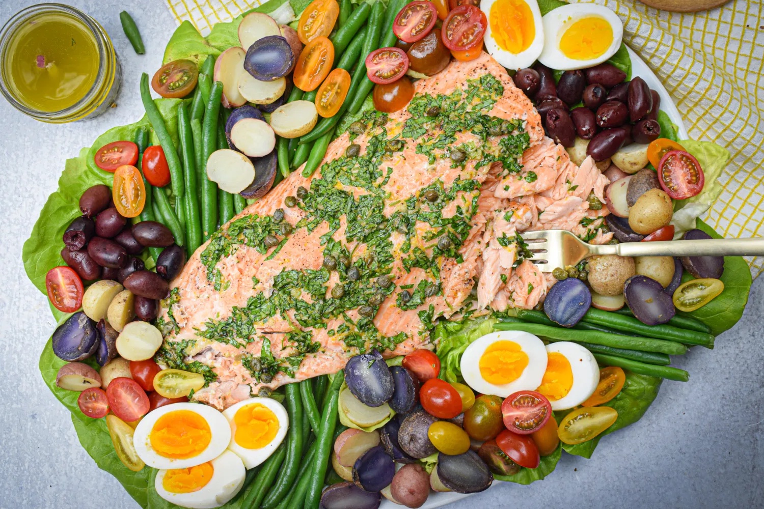 Guest Blog Whole30 Salmon Niçoise Salad Recipe Bluehouse Salmon 7955